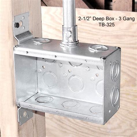 3 gang masonry electrical box|gangable masonry box.